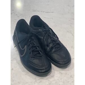 Nike Women’s Tiempo Legend 9 Club IC Lace Up Indoor Soccer Shoes Size 8‎ Black